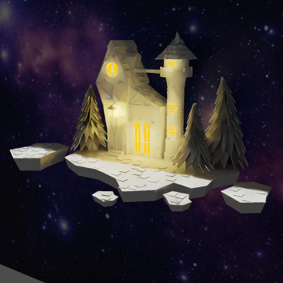 House 3D Model .c4d .max .obj .3ds .fbx .stl .blend 