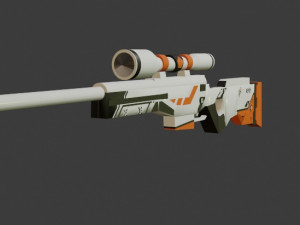 AWP Asimov CSGO 3Dモデル
