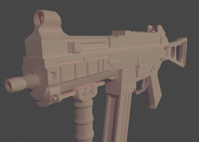 UMP cs go 3D Model .c4d .max .obj .3ds .fbx .stl .blend 