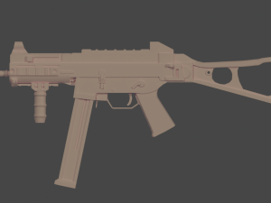 UMP cs go 3D Model