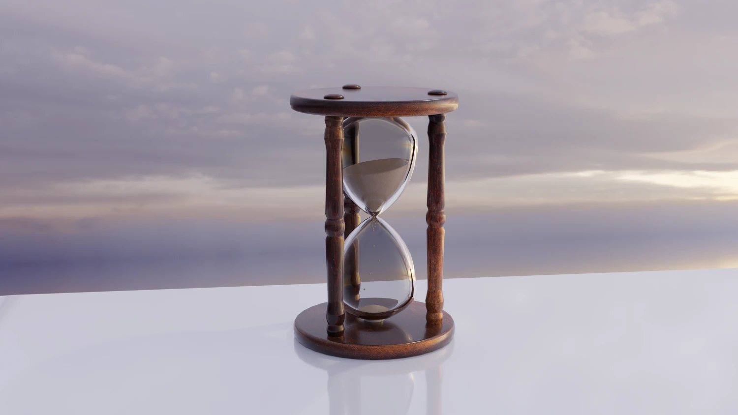 Hourglass 3D Model .c4d .max .obj .3ds .fbx .stl .blend 