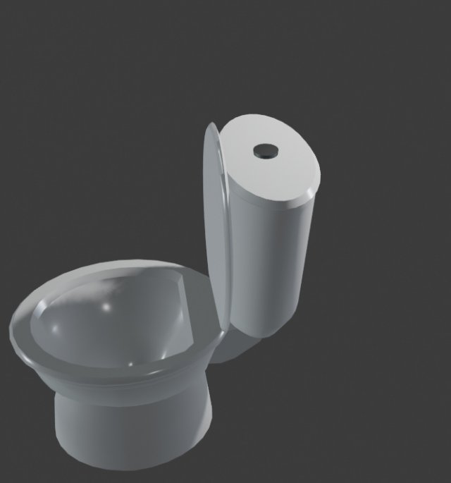 Toilet 3D-Modell .c4d .max .obj .3ds .fbx .stl .blend 