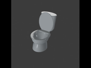 Toilet 3D-Modell