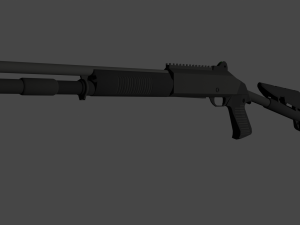 Shotgun Modello 3D