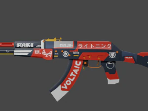 Ak-47 Modello 3D