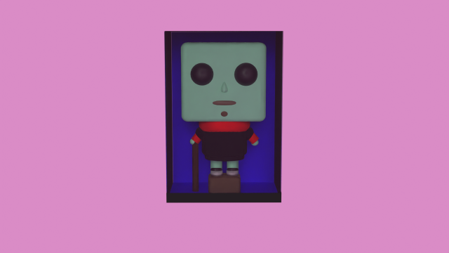 Toy man box 3D Модель .c4d .max .obj .3ds .fbx .stl .blend 