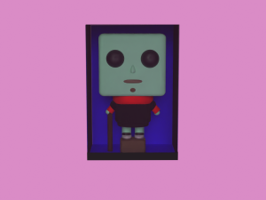 Toy man box 3D Модель