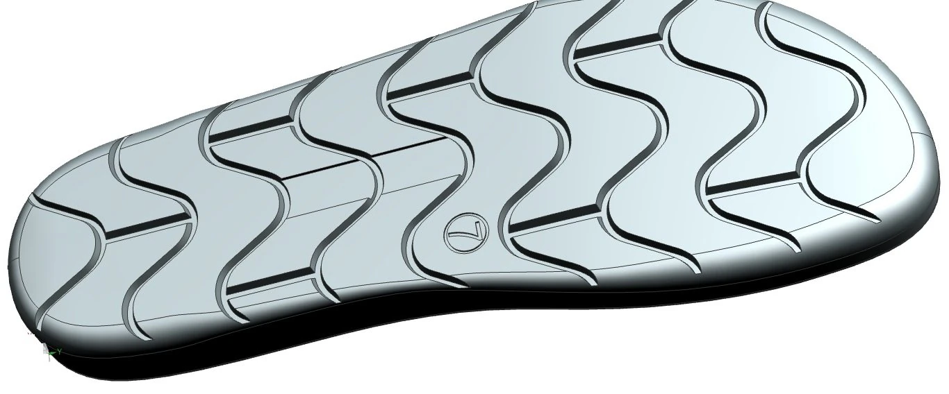 Shoe Sole 3D Model .c4d .max .obj .3ds .fbx .stl .blend