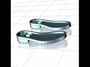 Shoe Sole Size 41 Modelo de Impressão 3D