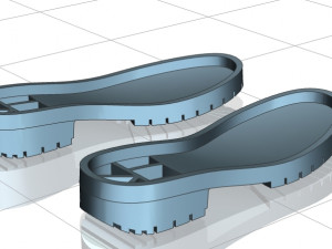 Shoe Sole Size 41 Modelo de Impressão 3D