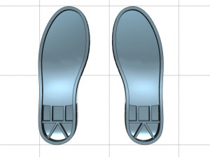 Shoe Sole Size 41 Modelo de Impressão 3D