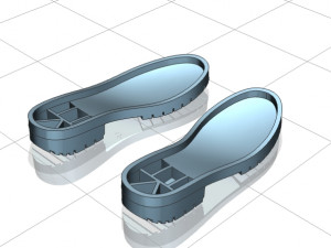 Shoe Sole Size 41 Modelo de Impressão 3D