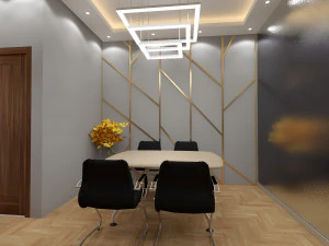 Office interior 3D Model