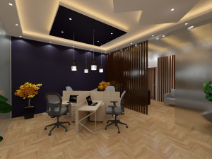 Office interior 3D 모델