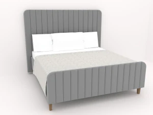 Cole&ccedil;&atilde;o de cama de casal luxo Modelo 3D
