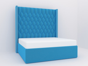 Luxuries double bed collection 3D-Modell
