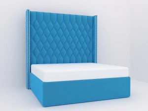 Luxuries double bed collection 3D Model