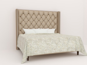 Luxuries double bed collection 3D-Modell