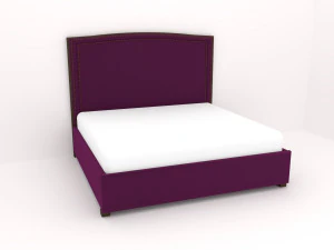 Luxuries double bed collection 3D Model