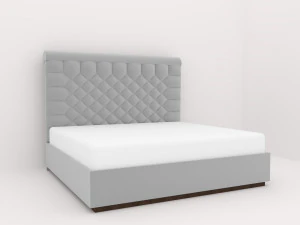 Luxuries double bed collection 3D Model