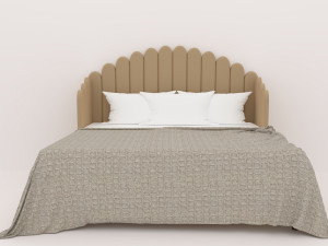 Luxuries double bed collection 3D-Modell