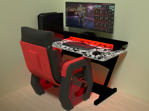 Game chair 3D Модель
