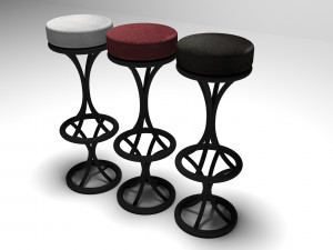 Bar chair 3D Модель