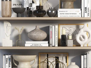 Decorative set Vol 01 3D Model