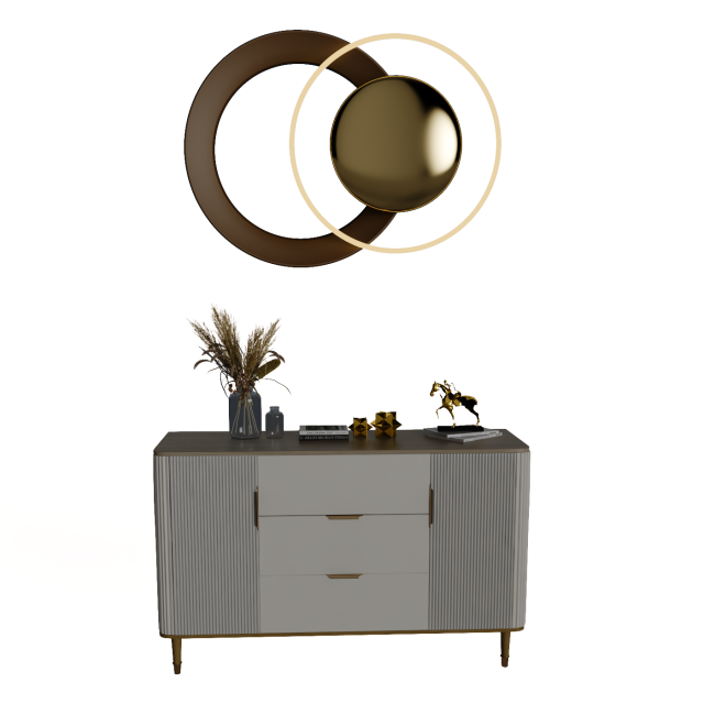 Sideboard 3D Model .c4d .max .obj .3ds .fbx .stl .blend 
