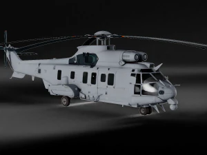 Eurocopter EC 725 3D Model