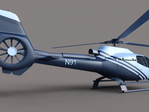 Helicopters H130 3D Model
