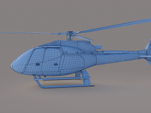 Helicopters H130 3D मॉडल