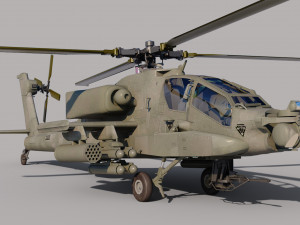 Boeing AH-64 Apache 3Dモデル