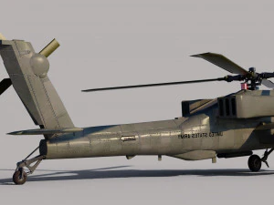 Boeing AH-64Apache 3D Model