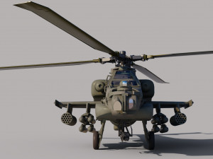 Boeing AH-64 Apache 3Dモデル