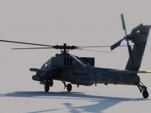 Boeing AH-64 Apache 3Dモデル