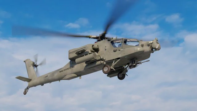 Boeing AH-64Apache 3D Model .c4d .max .obj .3ds .fbx .stl .blend