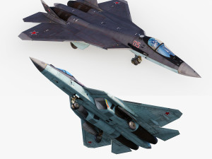 Sukhoi SU57 3D Model