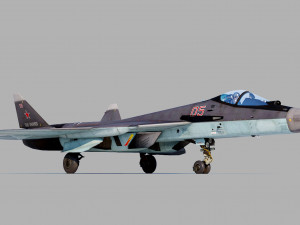Sukhoi SU57 Modelo 3D
