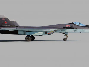 Sukhoi SU57 3D Model