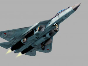 Sukhoi SU57 3D Model