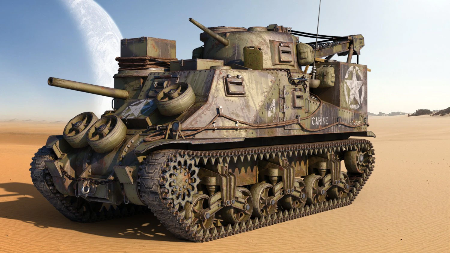Tank M31 3D Model .c4d .max .obj .3ds .fbx .stl .blend 