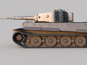 Tank Tiger 3D Model