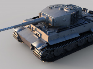 Tank Tiger 3D मॉडल