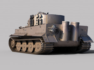 Tank Tiger 3D मॉडल