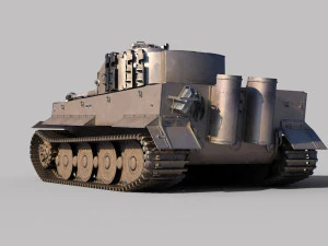 Tank Tiger 3D Model