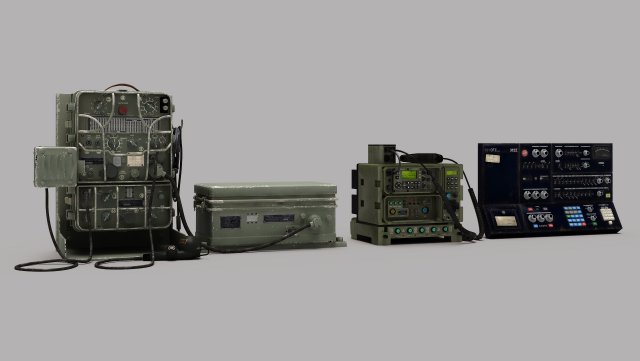 Tactical Radio Modello 3D .c4d .max .obj .3ds .fbx .stl .blend 