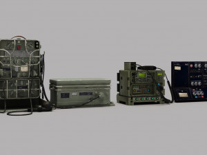 Tactical Radio 3D Model