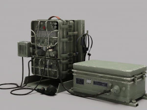 Tactical Radio 3D Model