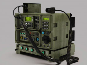 Tactical Radio 3D Model